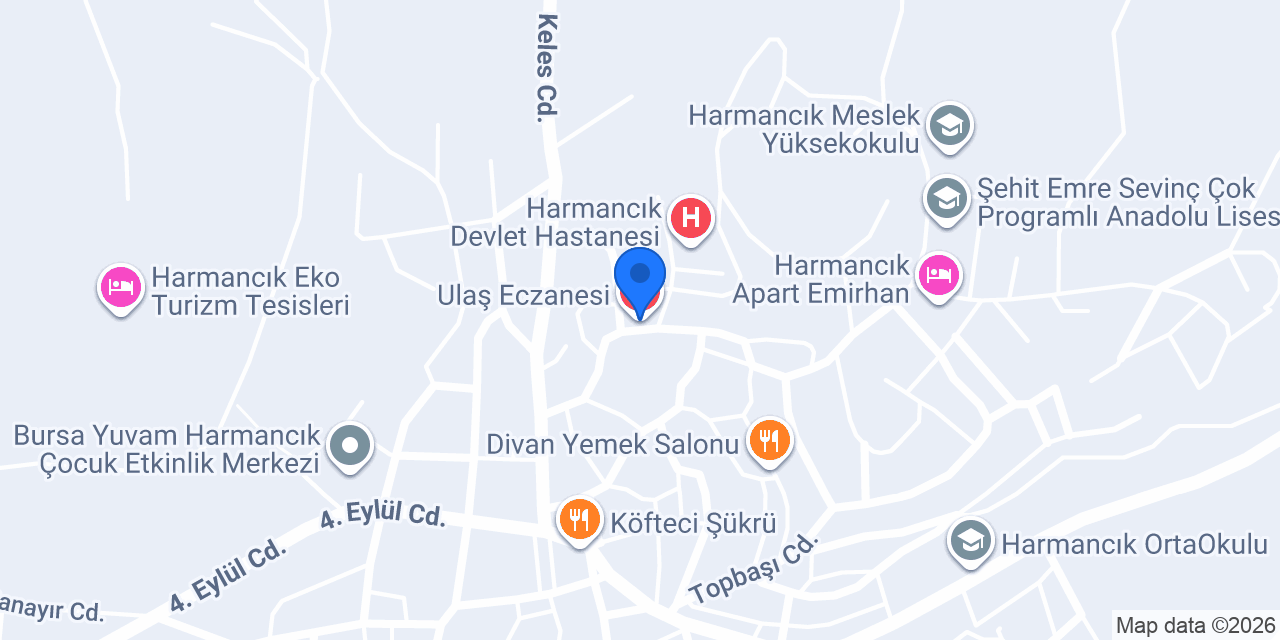 Ulaş Eczanesi konumu