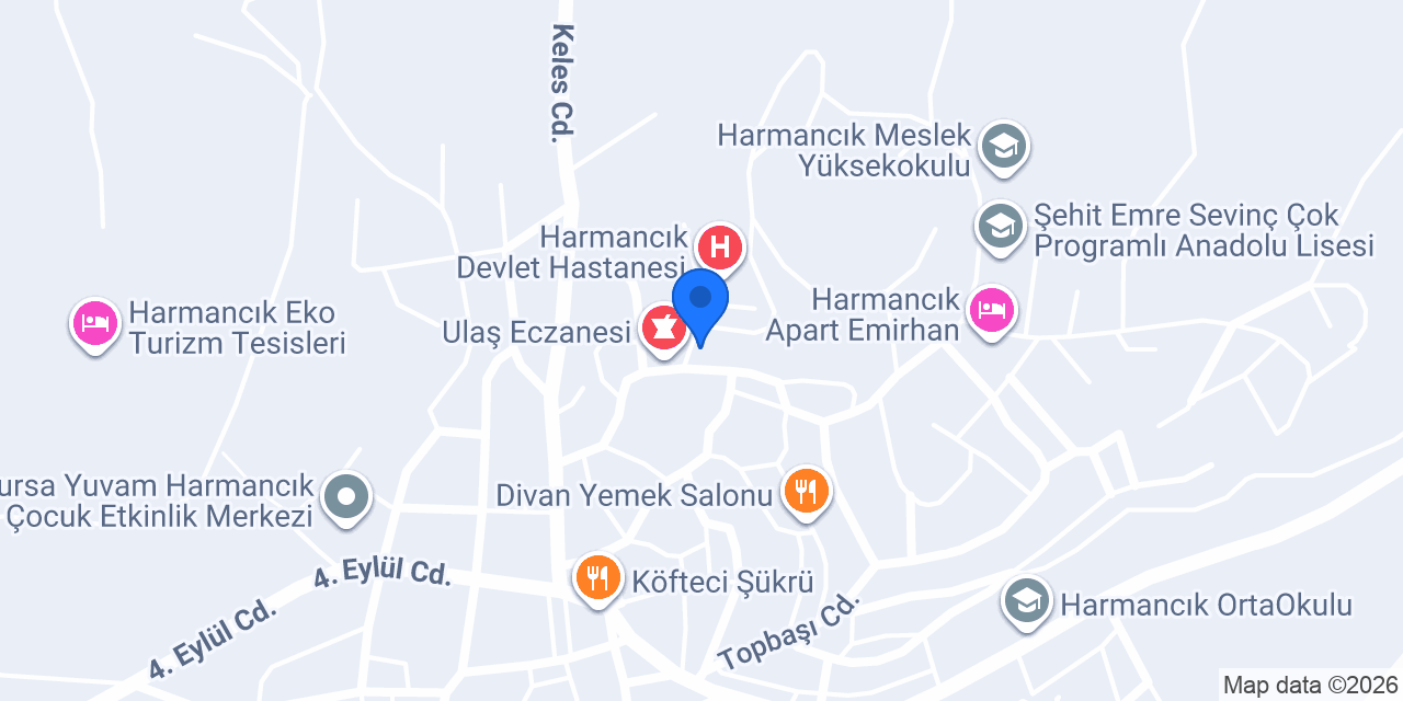 Derman Eczanesi konumu