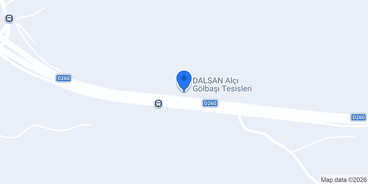 DALSAN Alçı Gölbaşı Tesisleri konumu