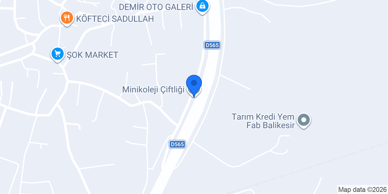 Minikoleji Çiftliği konumu