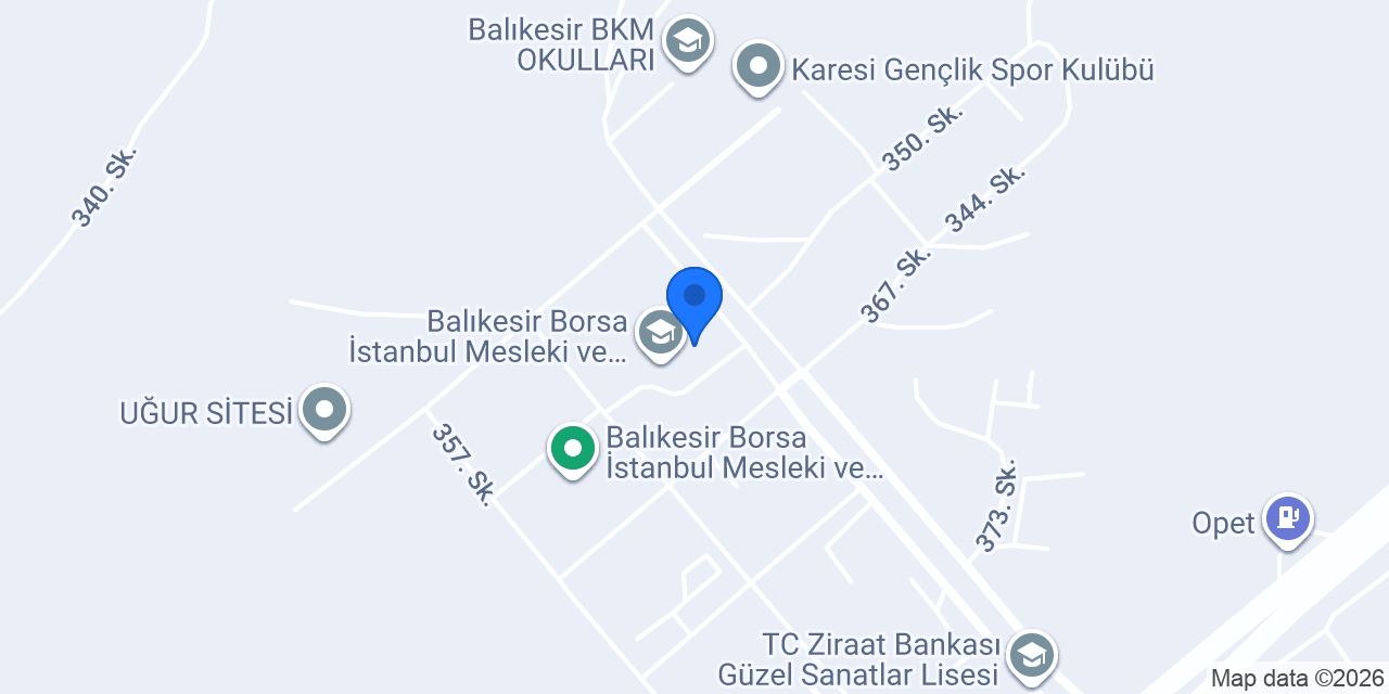 İbrahim Bodur Mesleki Eğitim Merkezi konumu