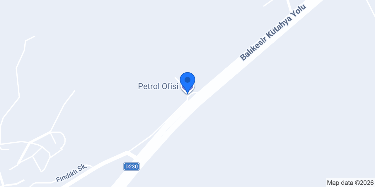 Petrol Ofisi konumu