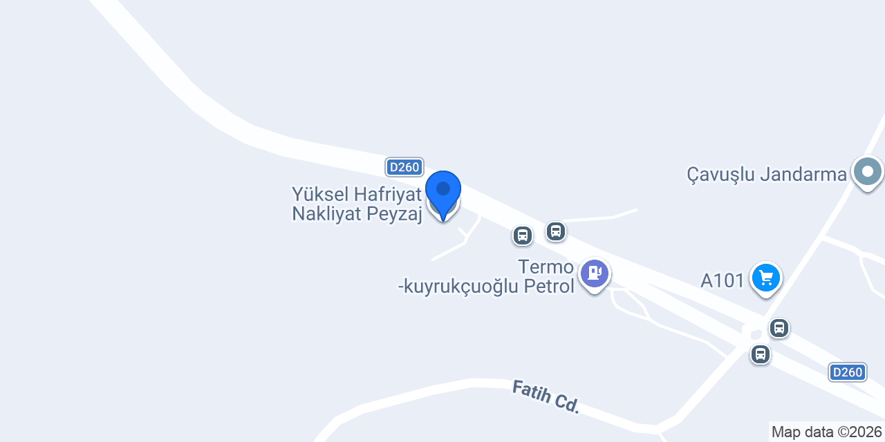 Yüksel Hafriyat Nakliyat Peyzaj konumu
