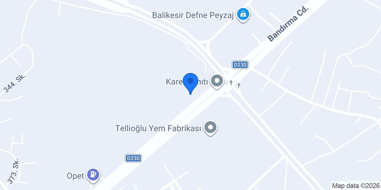 Onay Isı Merkez Balıkesir konumu