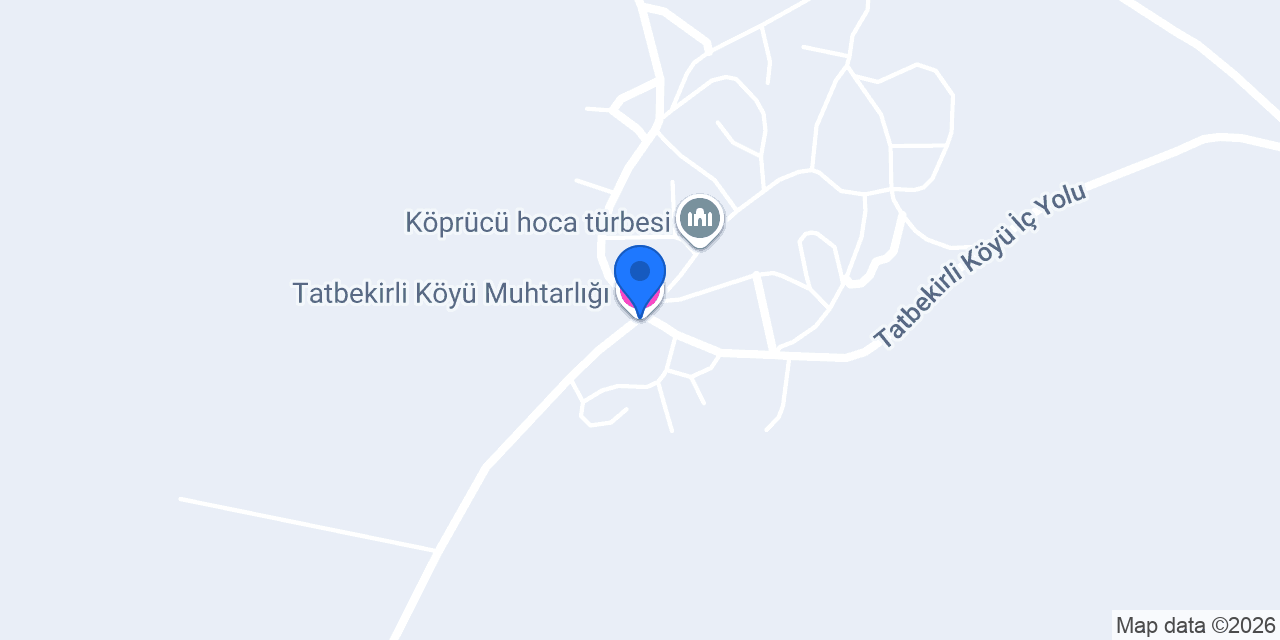 Tatbekirli Köyü Muhtarlığı konumu