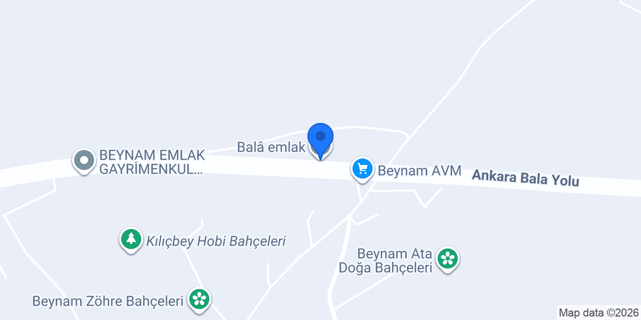 Balâ emlak konumu