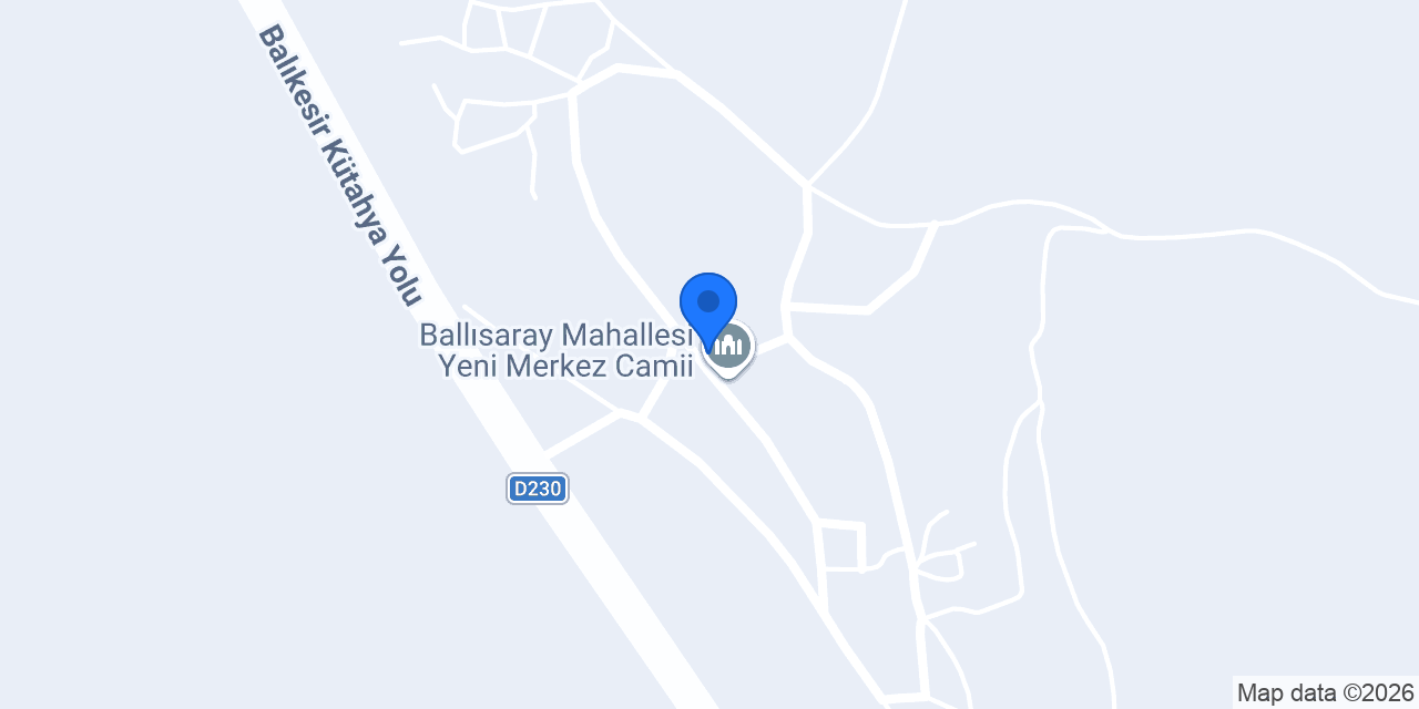 Ballısaray İlkokulu konumu