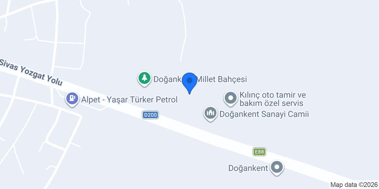 Kılınç Tarım konumu