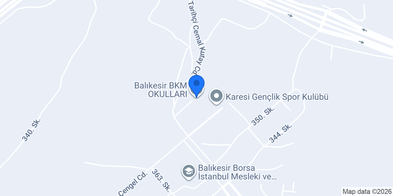Balıkesir BKM OKULLARI konumu