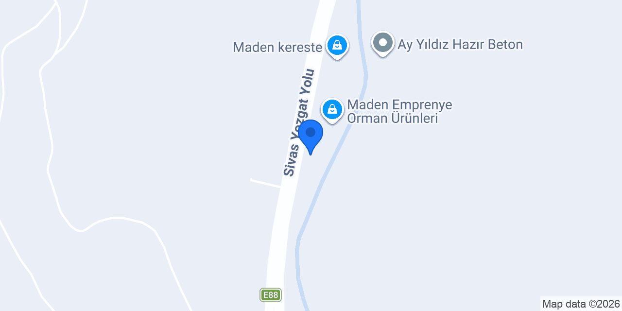 Maden Emprenye Nakliye konumu
