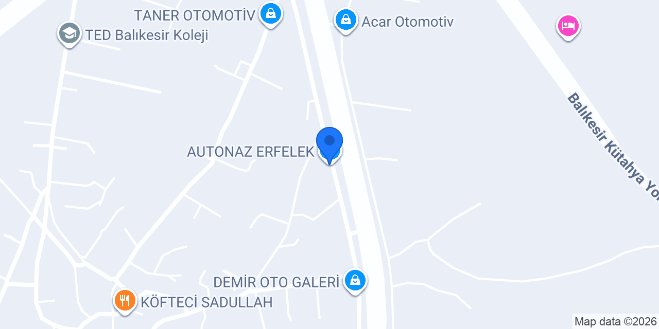 AUTONAZ ERFELEK konumu