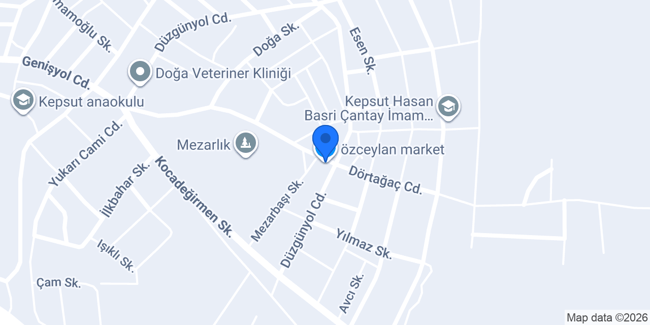 özceylan market konumu
