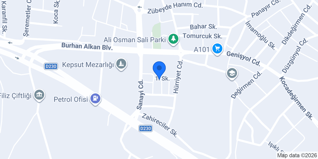 Çağatay OTOMOTİV konumu