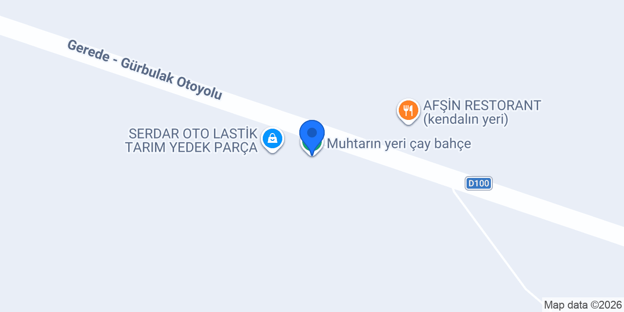 Muhtarın yeri çay bahçe konumu