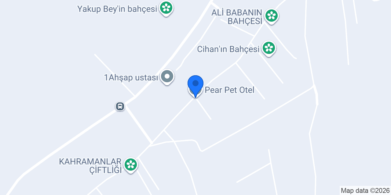 Pear Pet Otel konumu