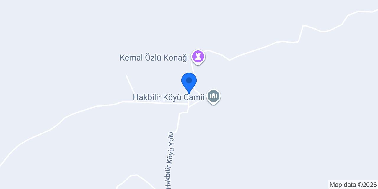 Hakbilir İlköğretim Okulu konumu