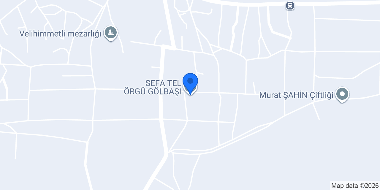 SEFA TEL ÖRGÜ GÖLBAŞI konumu