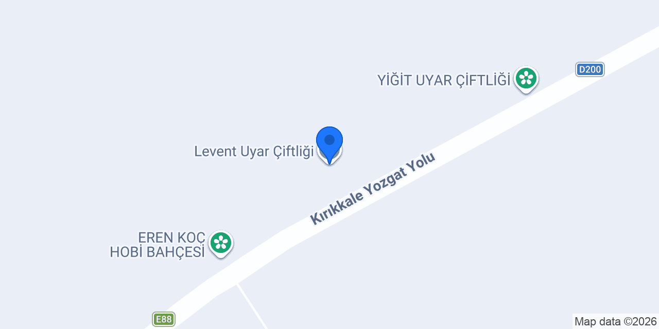 Levent Uyar Çiftliği konumu