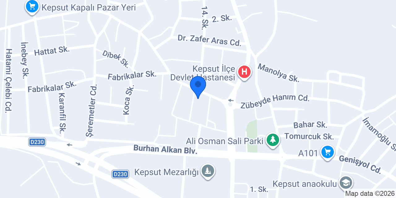 Kepsut Noterliği konumu
