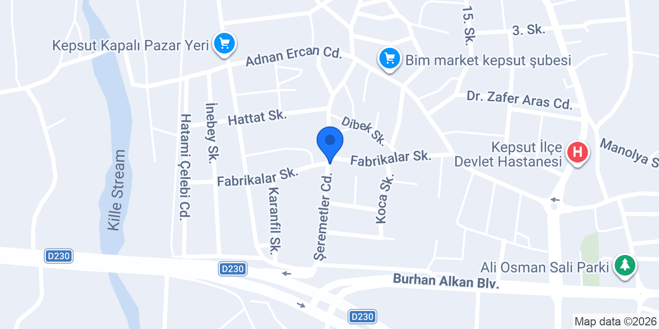 Ergün Tarımsal Ticaret konumu
