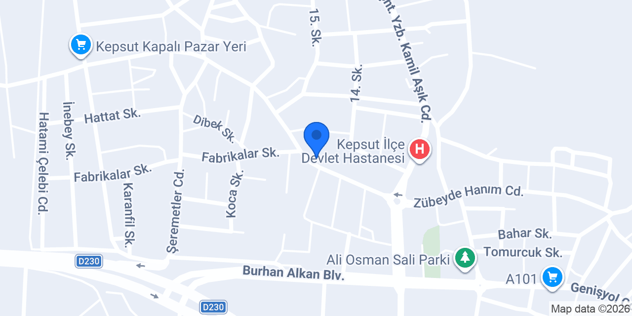 Bilgi Kırtasiye konumu