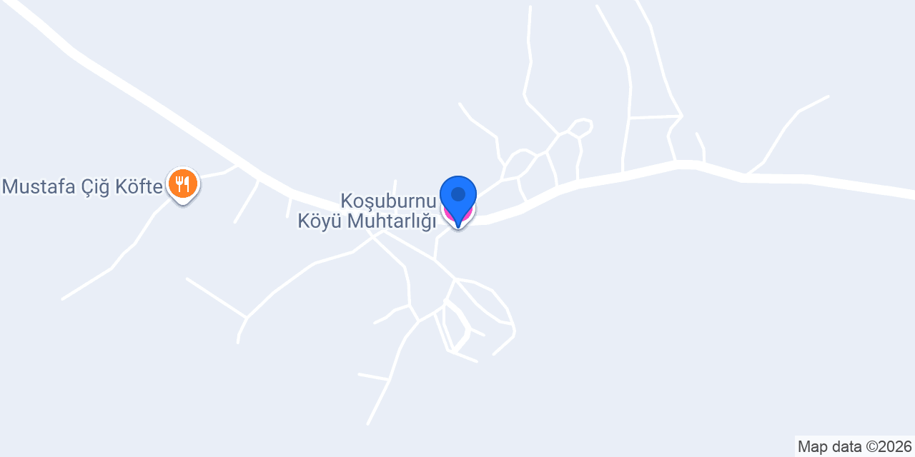 Koşuburnu Köyü Muhtarlığı konumu