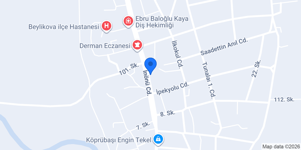 Gerede Veteriner Kliniği konumu