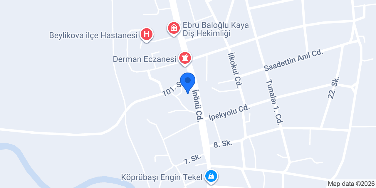 Beylikova Noterliği konumu