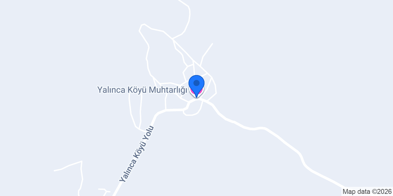 Yalınca Köyü Muhtarlığı konumu