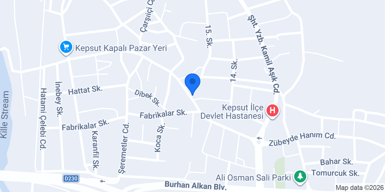 Bahar Pastanesi konumu