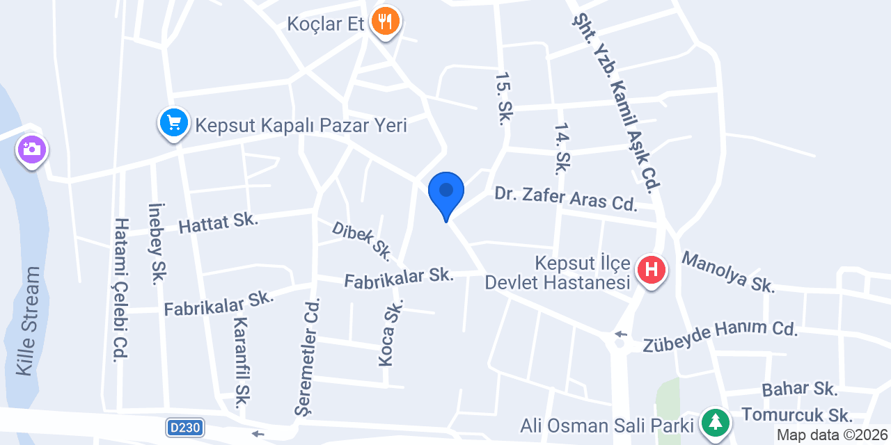 Küçükler Lokantası konumu