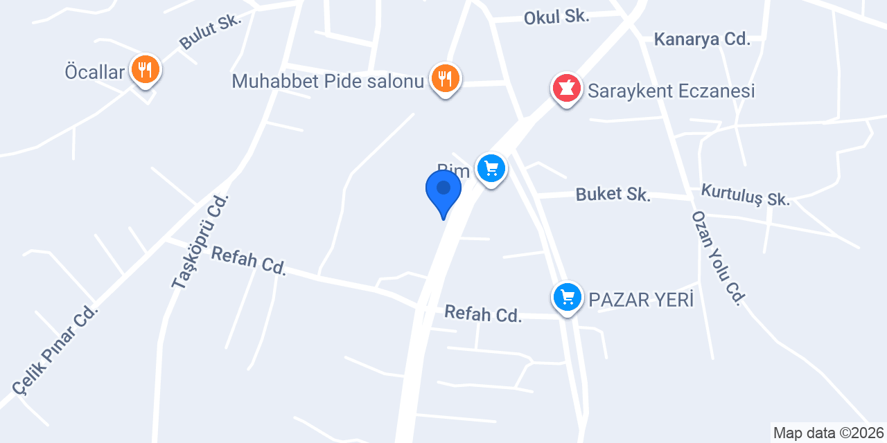 Dedefakılı İlköğretim Okulu konumu