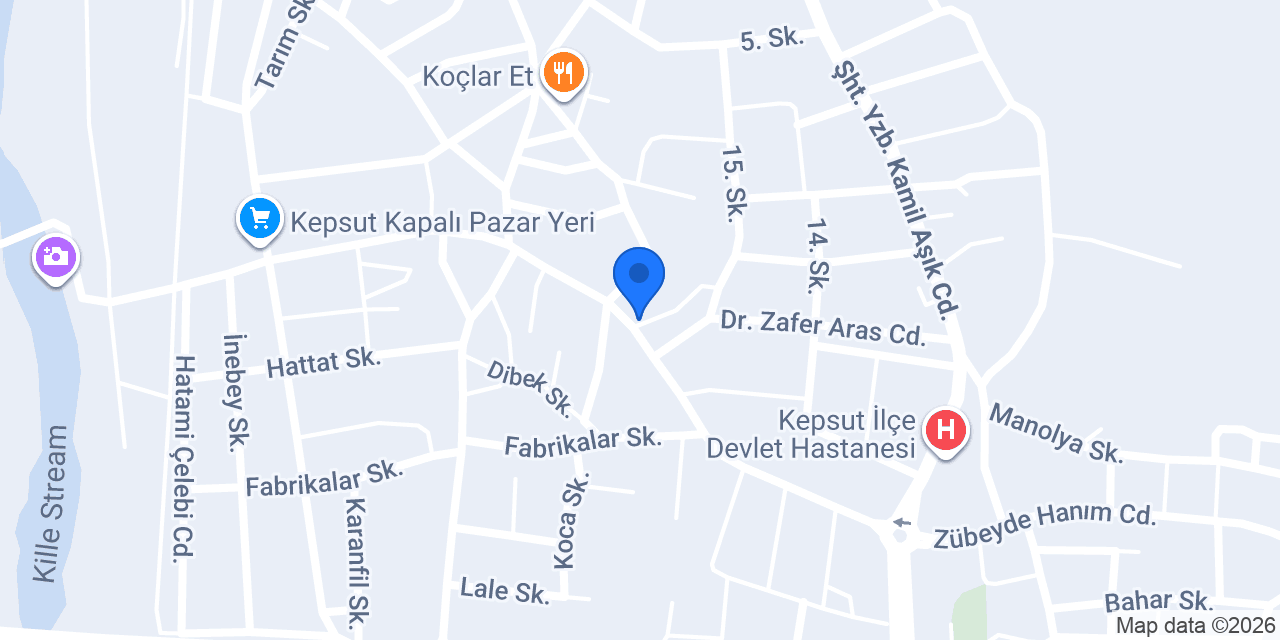 Dereler Kuyumcusu konumu