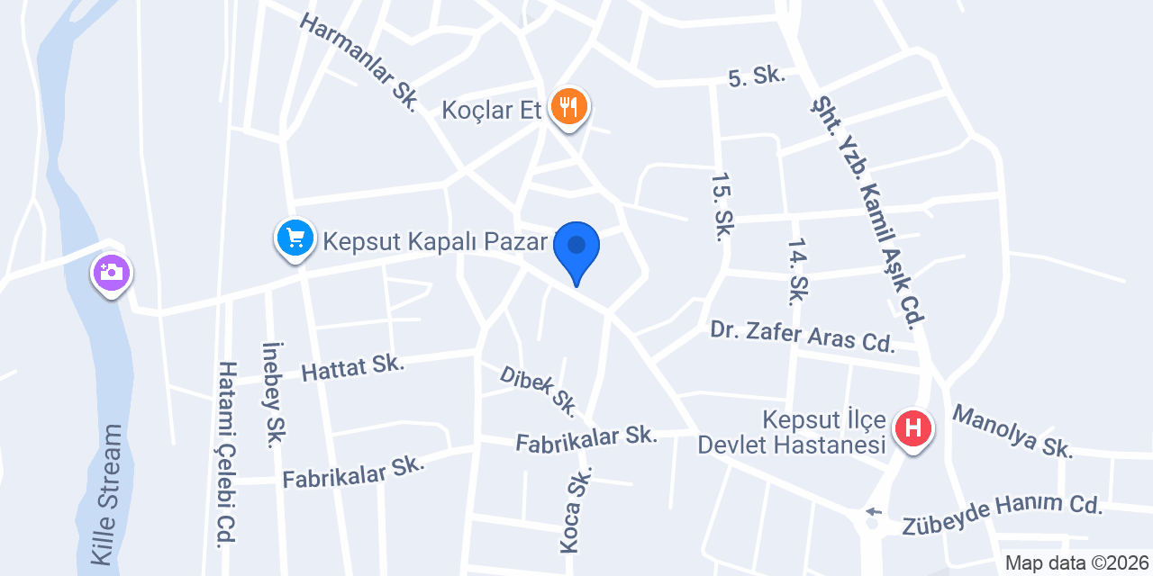 Karaca Veterinerlik konumu