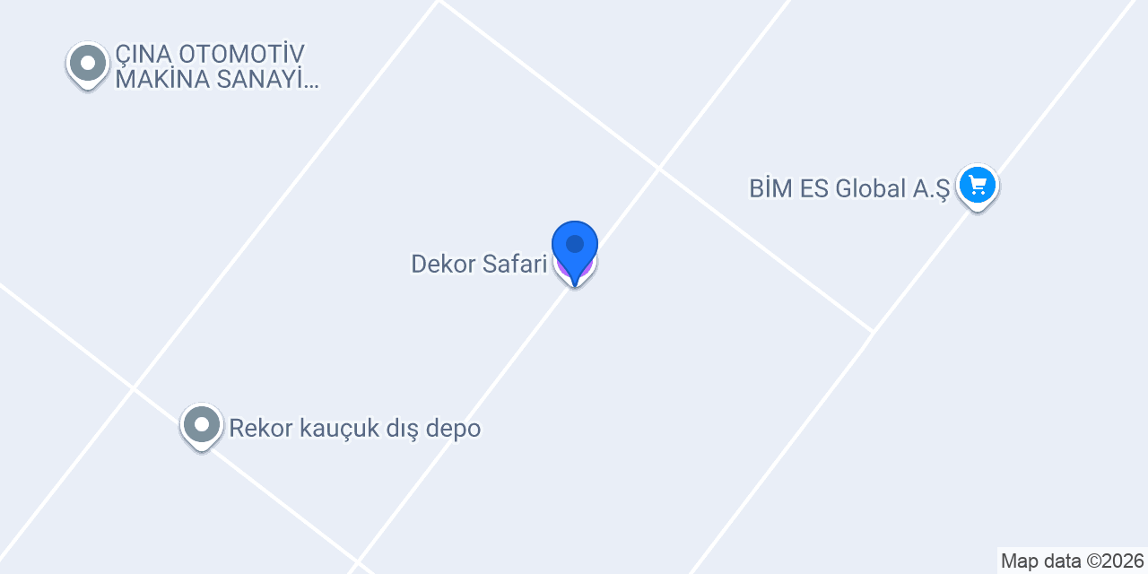 Dekor Safari konumu