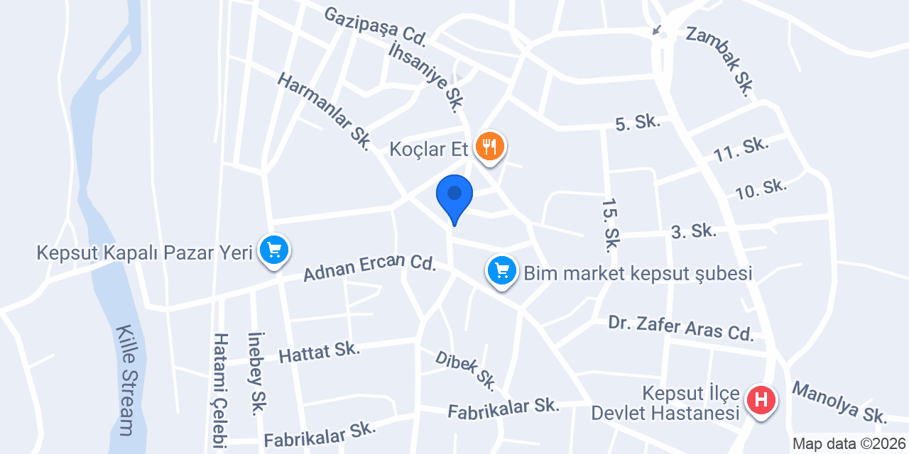 Ptt-çarşı Şubesi konumu