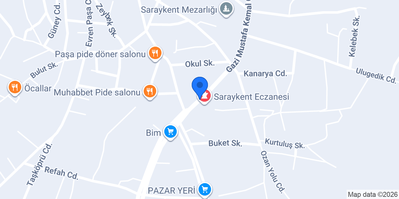 NİHAN ECZANESİ konumu