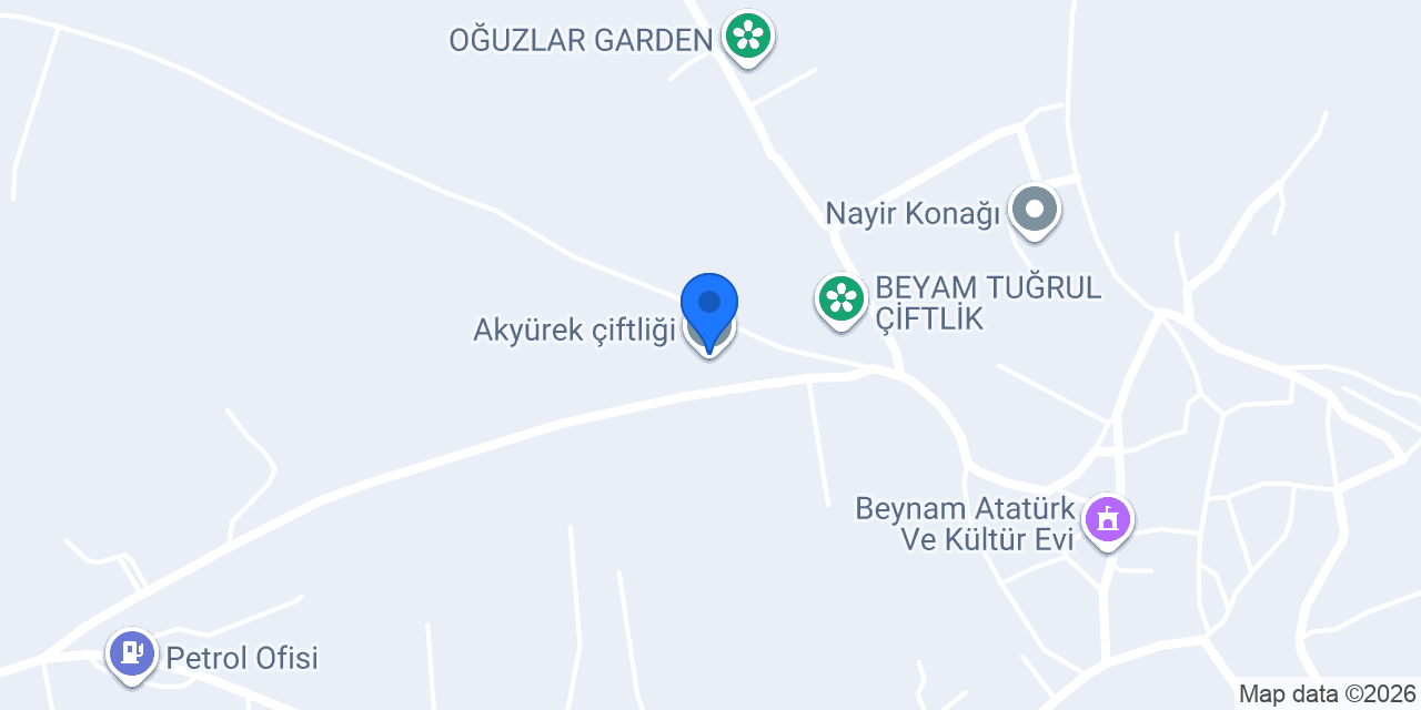 Akyürek çiftliği konumu