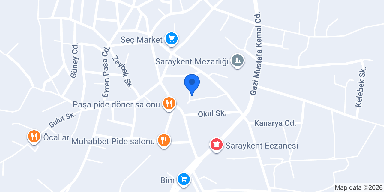 Köroğlu Un Fabrikasi konumu