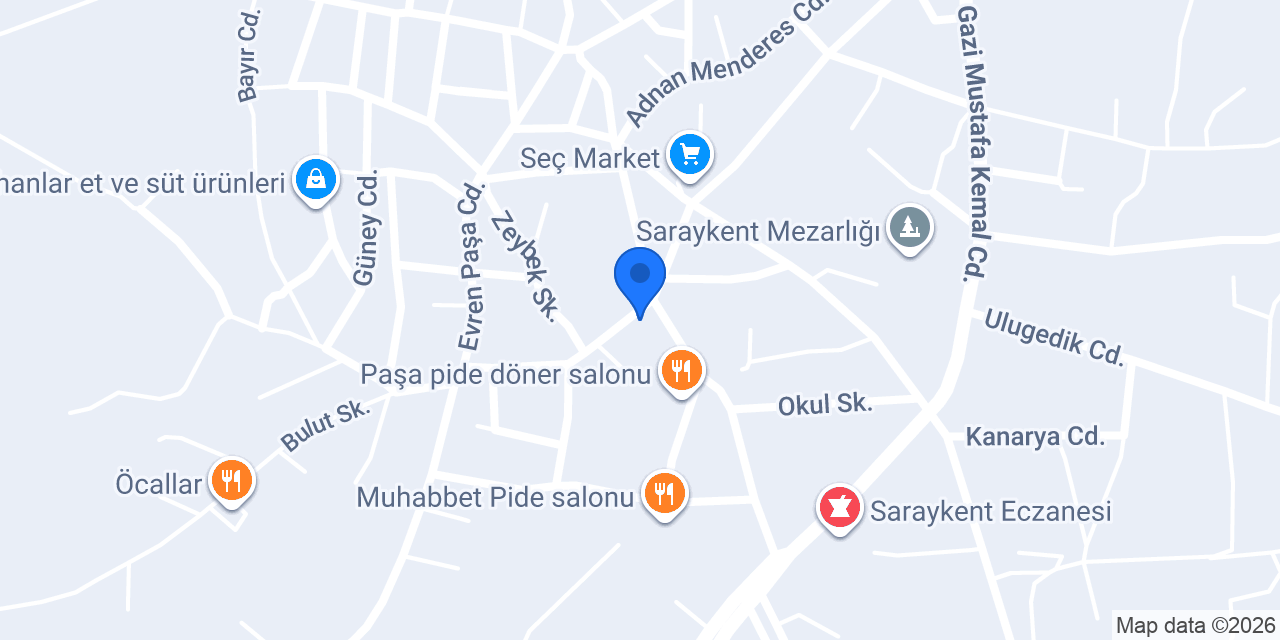 Divanlı İlköğretim Okulu konumu