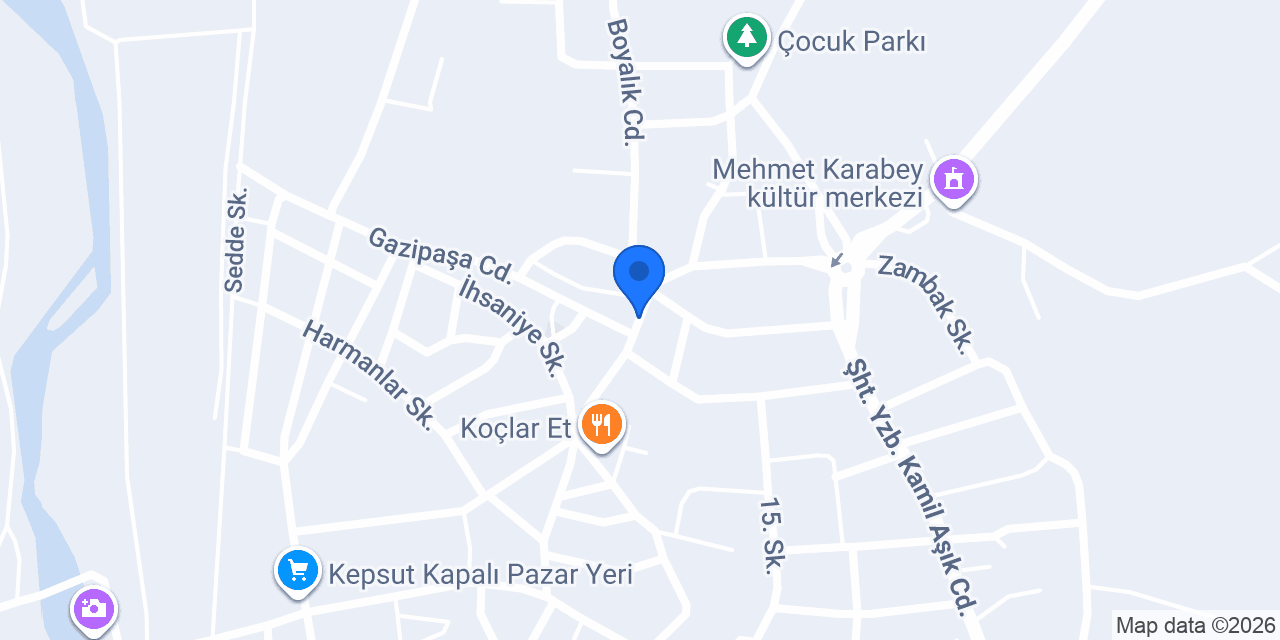 Gökbatı Tarım Ürünleri konumu