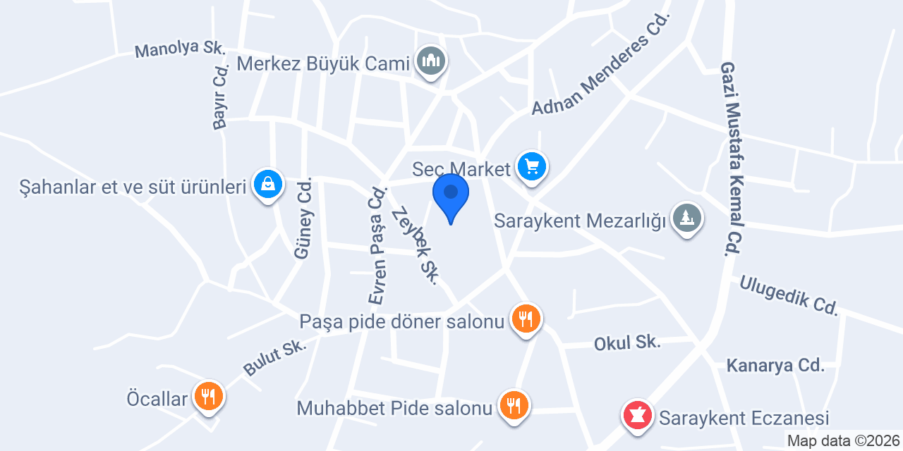 Çiğköftem Saraykent konumu