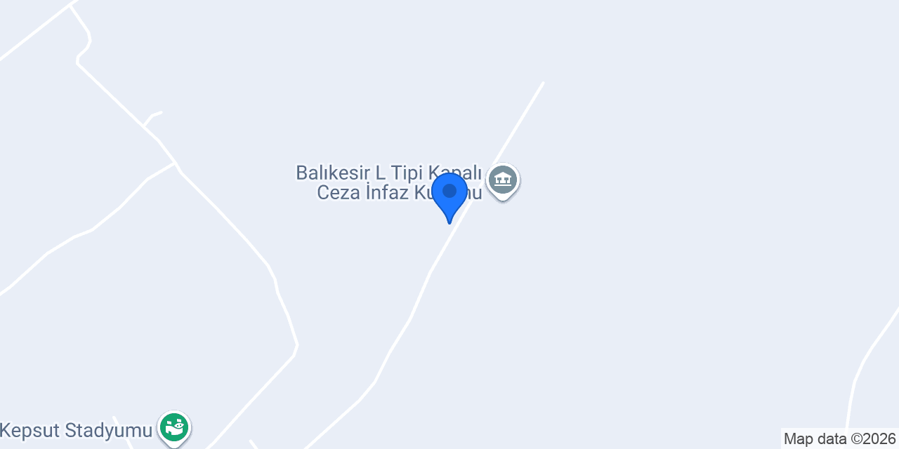 Kepsut cezaevi taksi işletmesi konumu