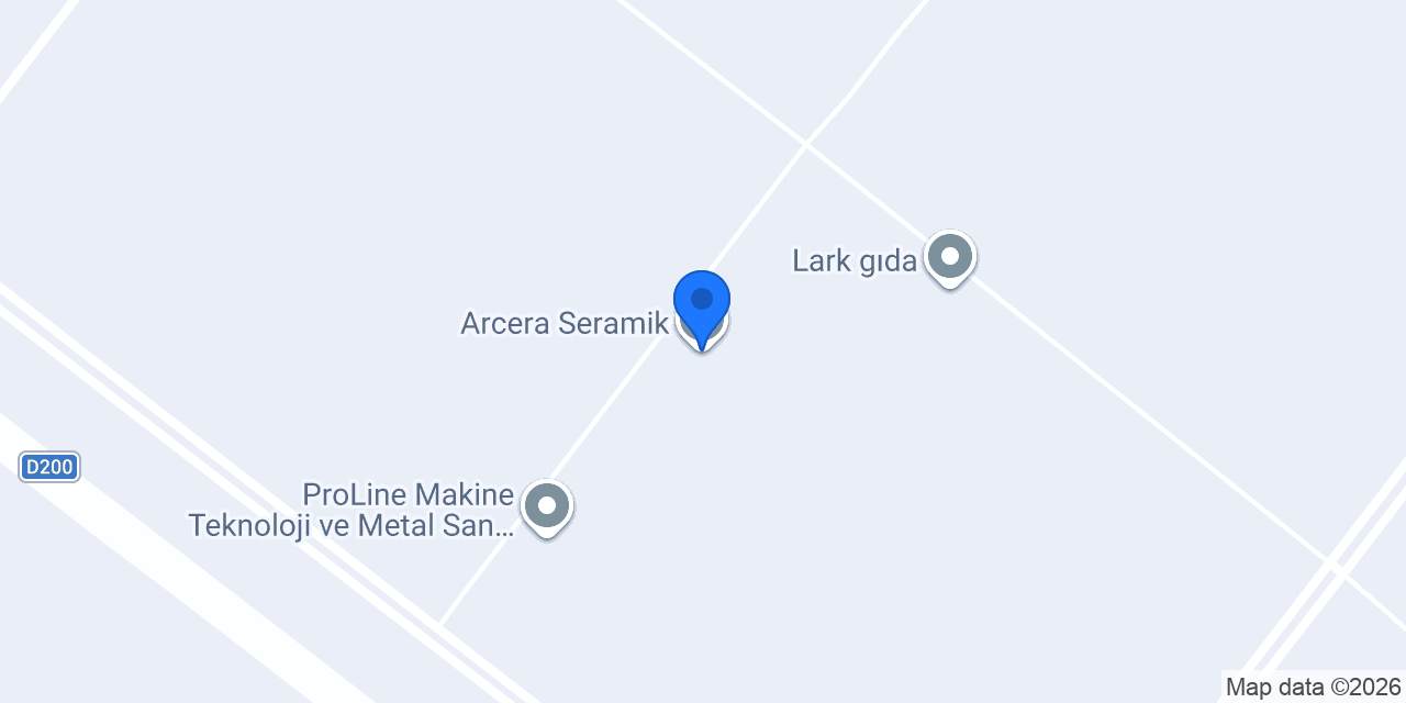 Arcera Seramik konumu