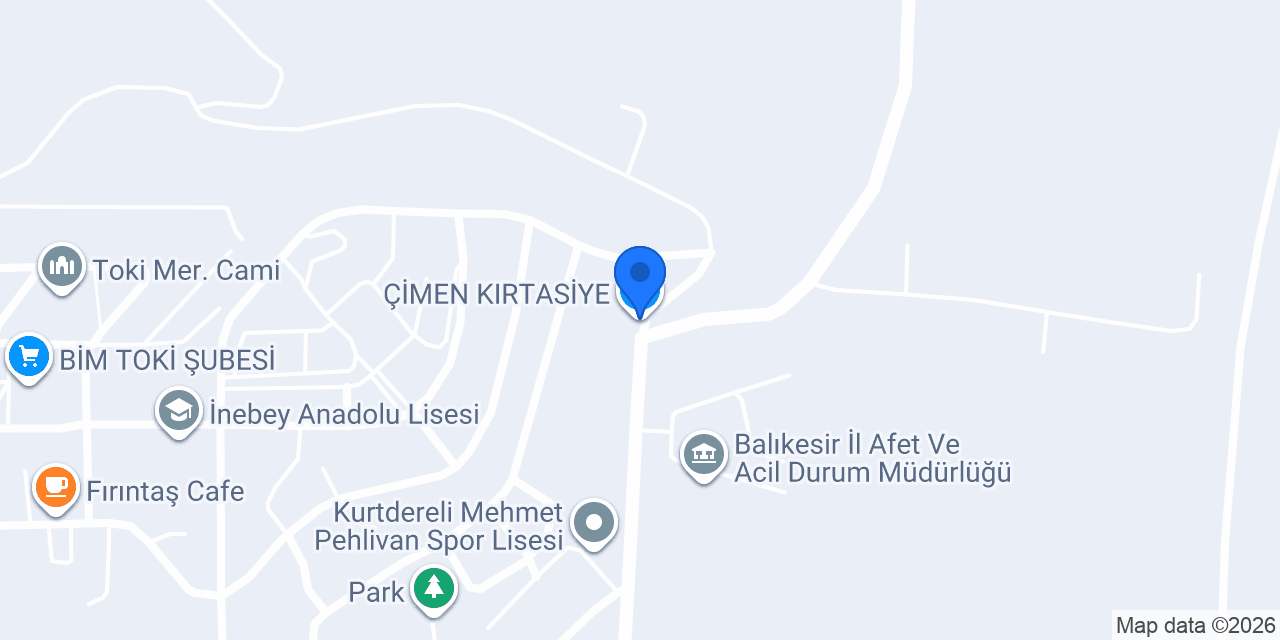 ÇİMEN KIRTASİYE konumu