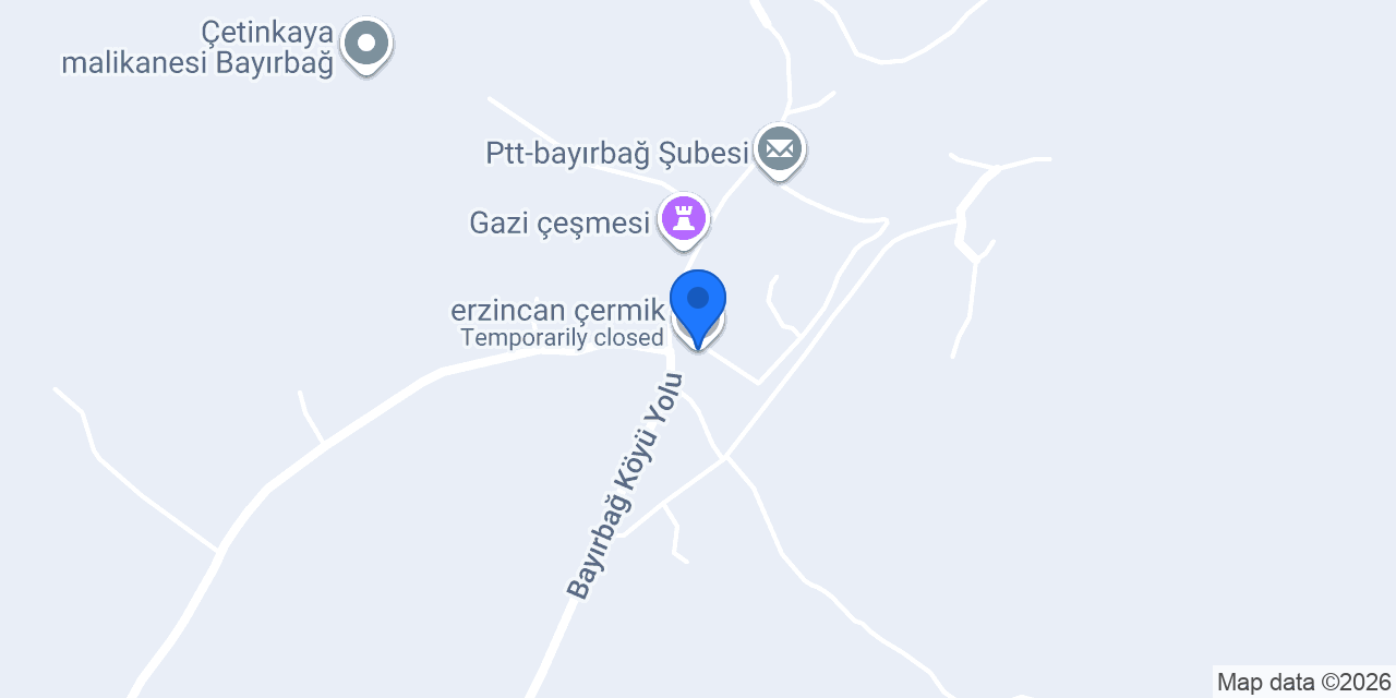 erzincan çermik konumu