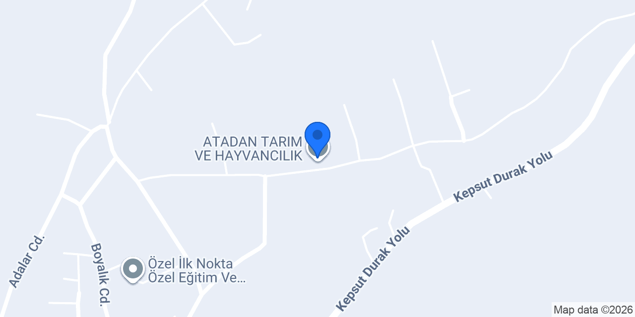 ATADAN TARIM VE HAYVANCILIK konumu