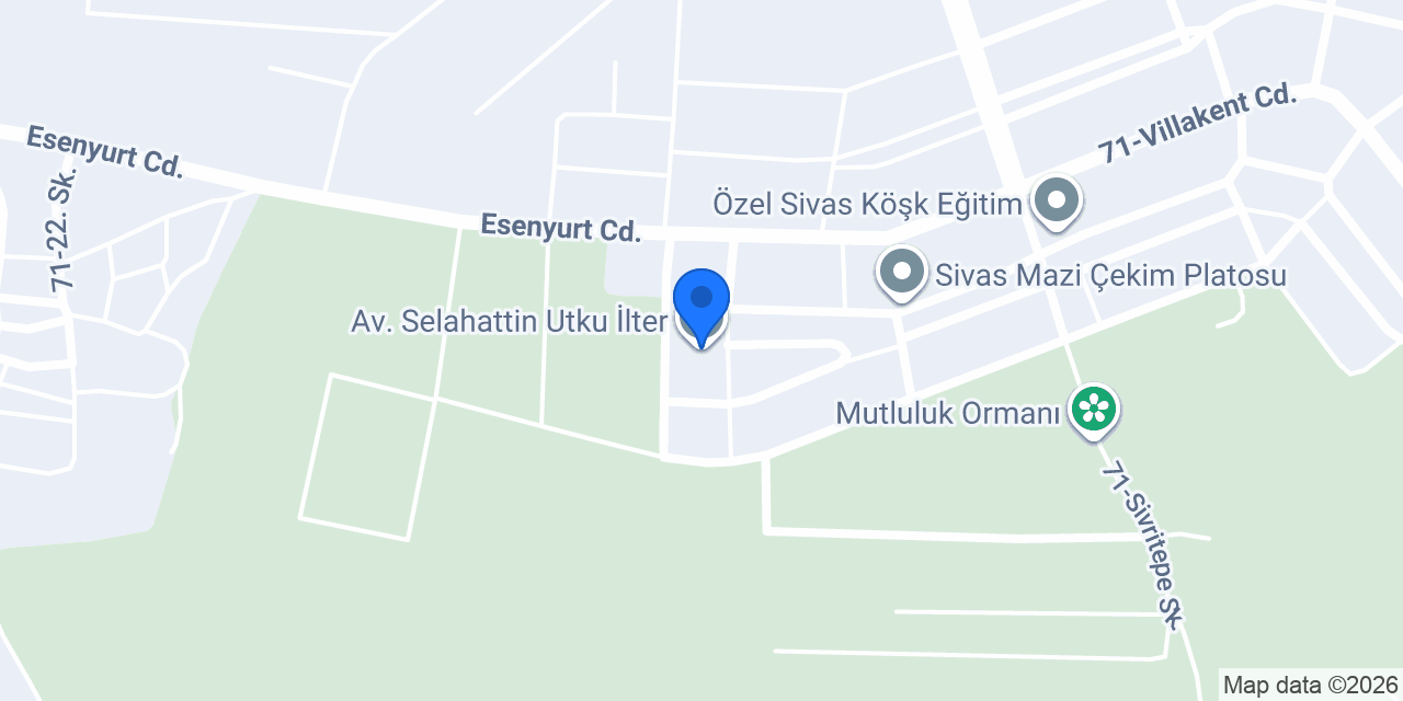 Av. Selahattin Utku İlter konumu