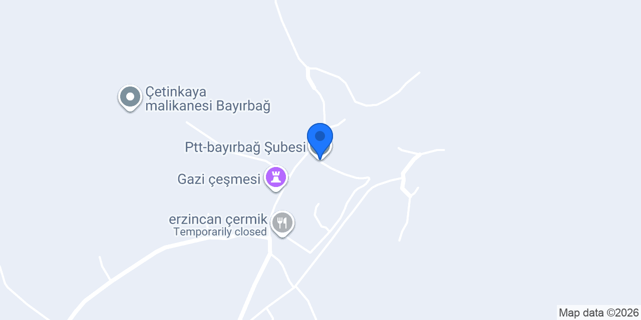 Ptt-bayırbağ Şubesi konumu