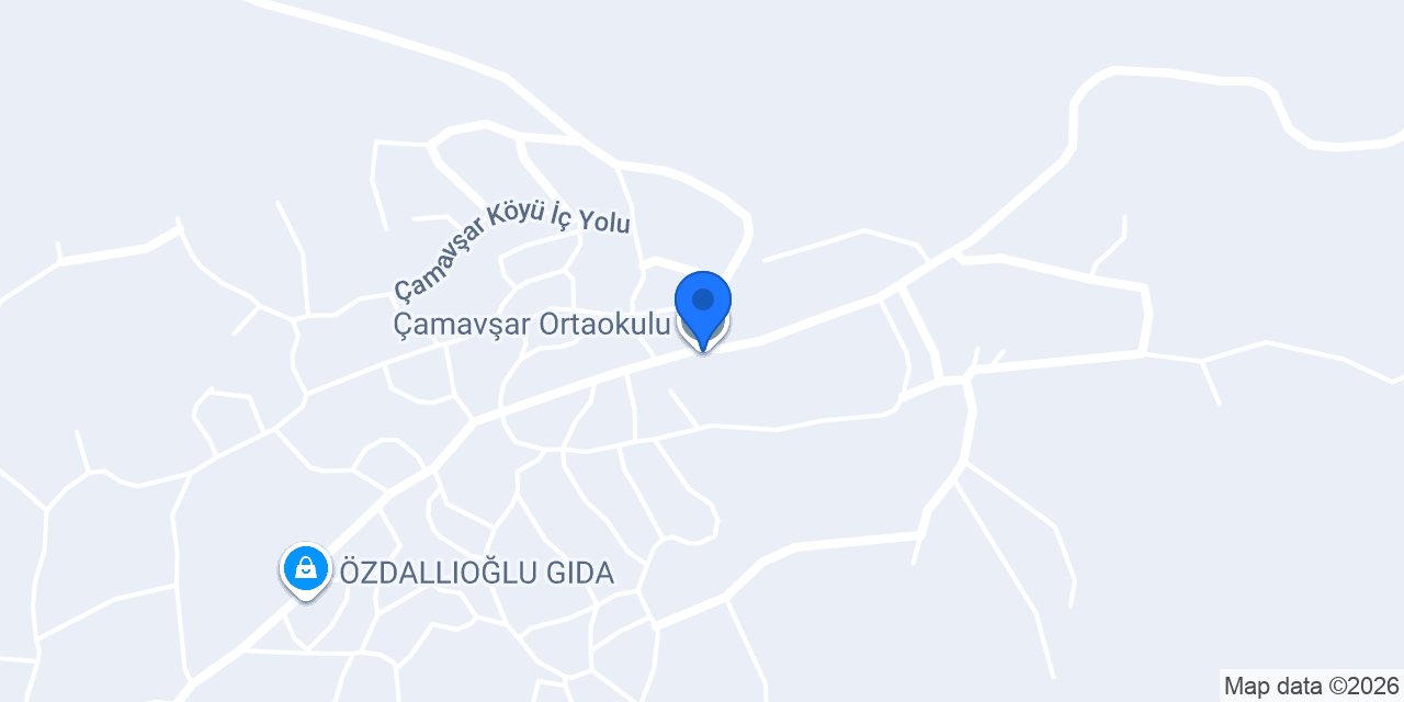 Çamavşar Köyü Muhtarlığı konumu